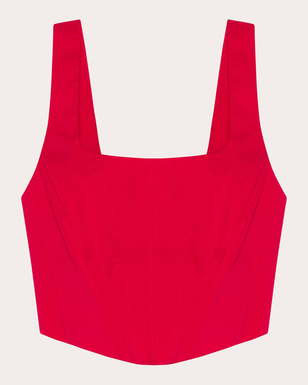 Clio Cotton Poplin Bustier Top