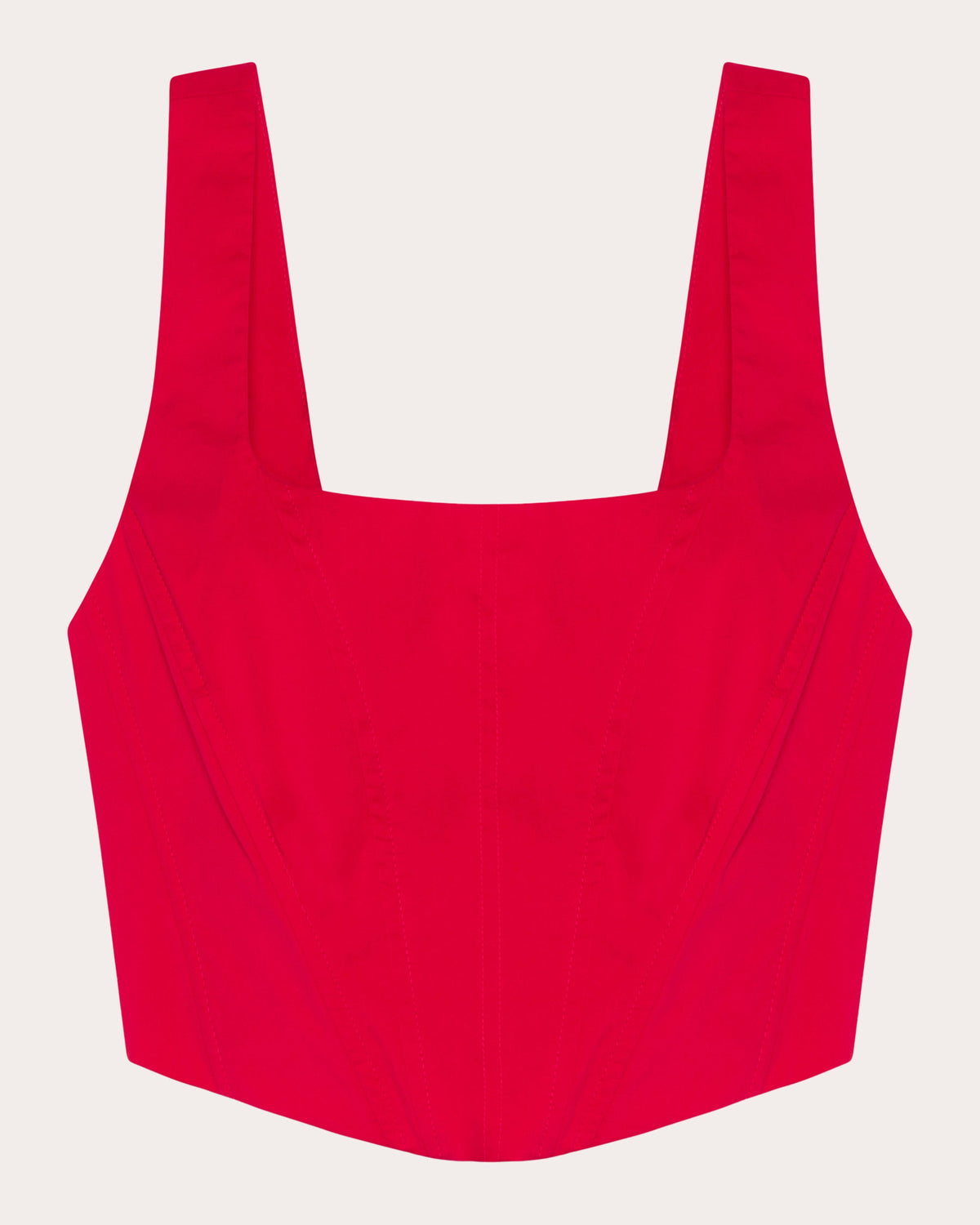 Clio Cotton Poplin Bustier Top