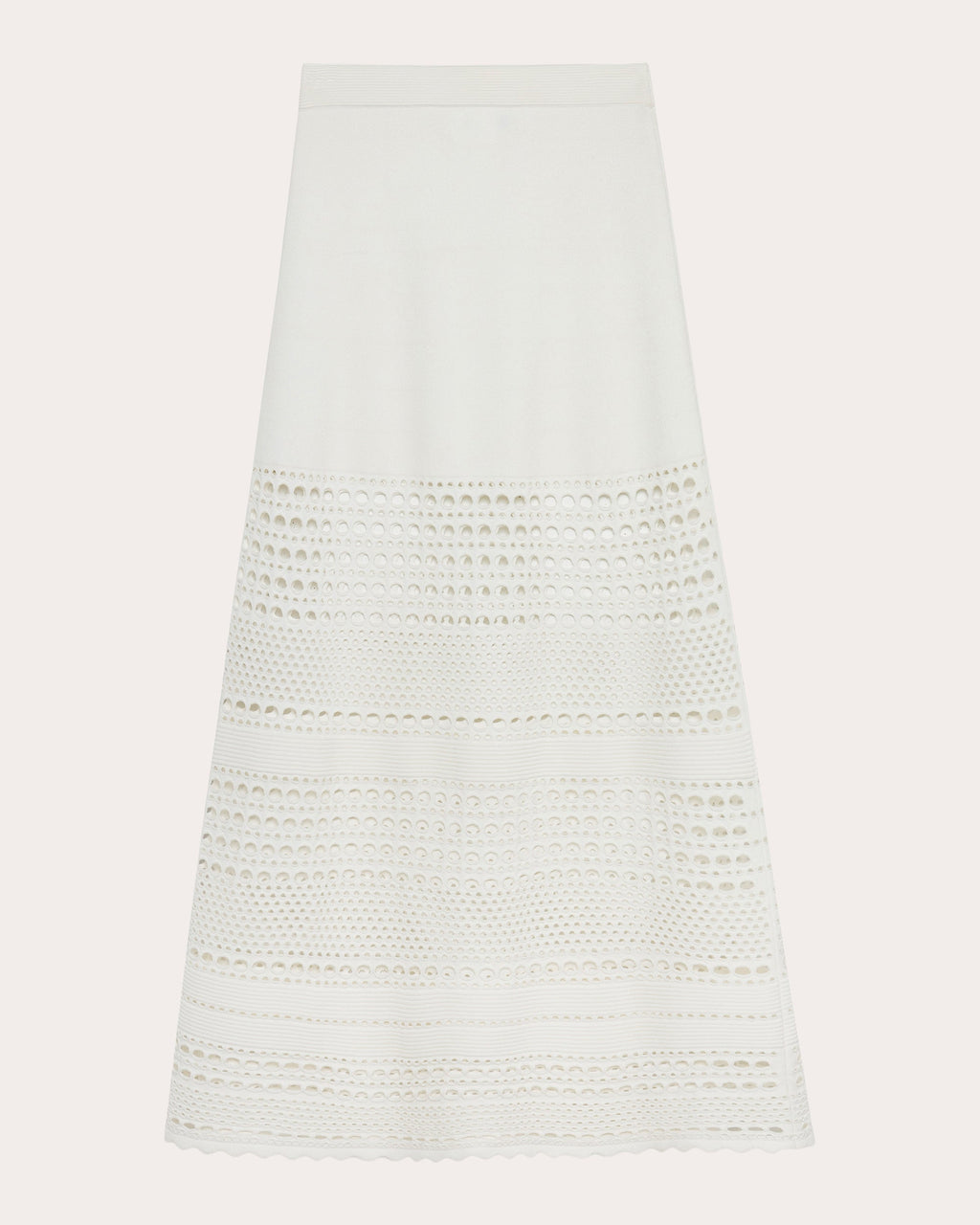 Westly Eyelet Stitch Maxi Skirt