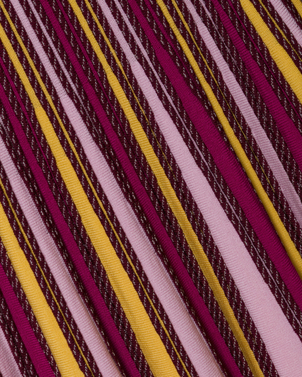 Soleil Stripe Knit Pleated Midi Dress
