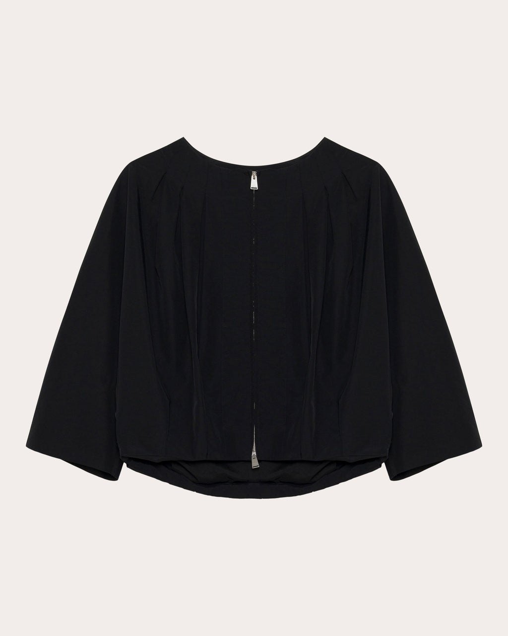 Jess Pleated Faille Jacket
