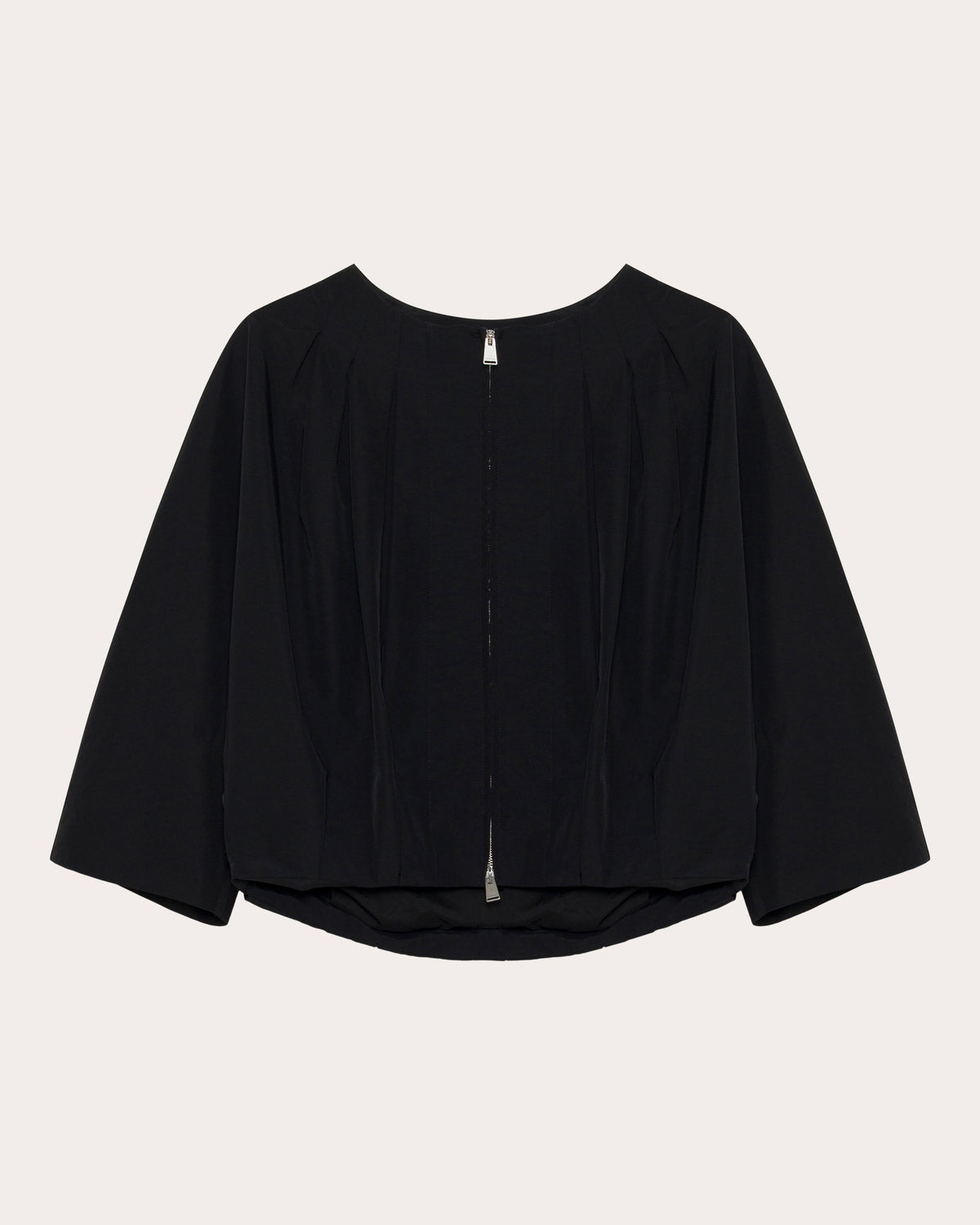 Jess Pleated Faille Jacket
