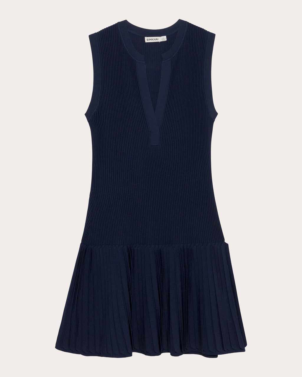 Levie Knit Drop-Waist Mini Dress