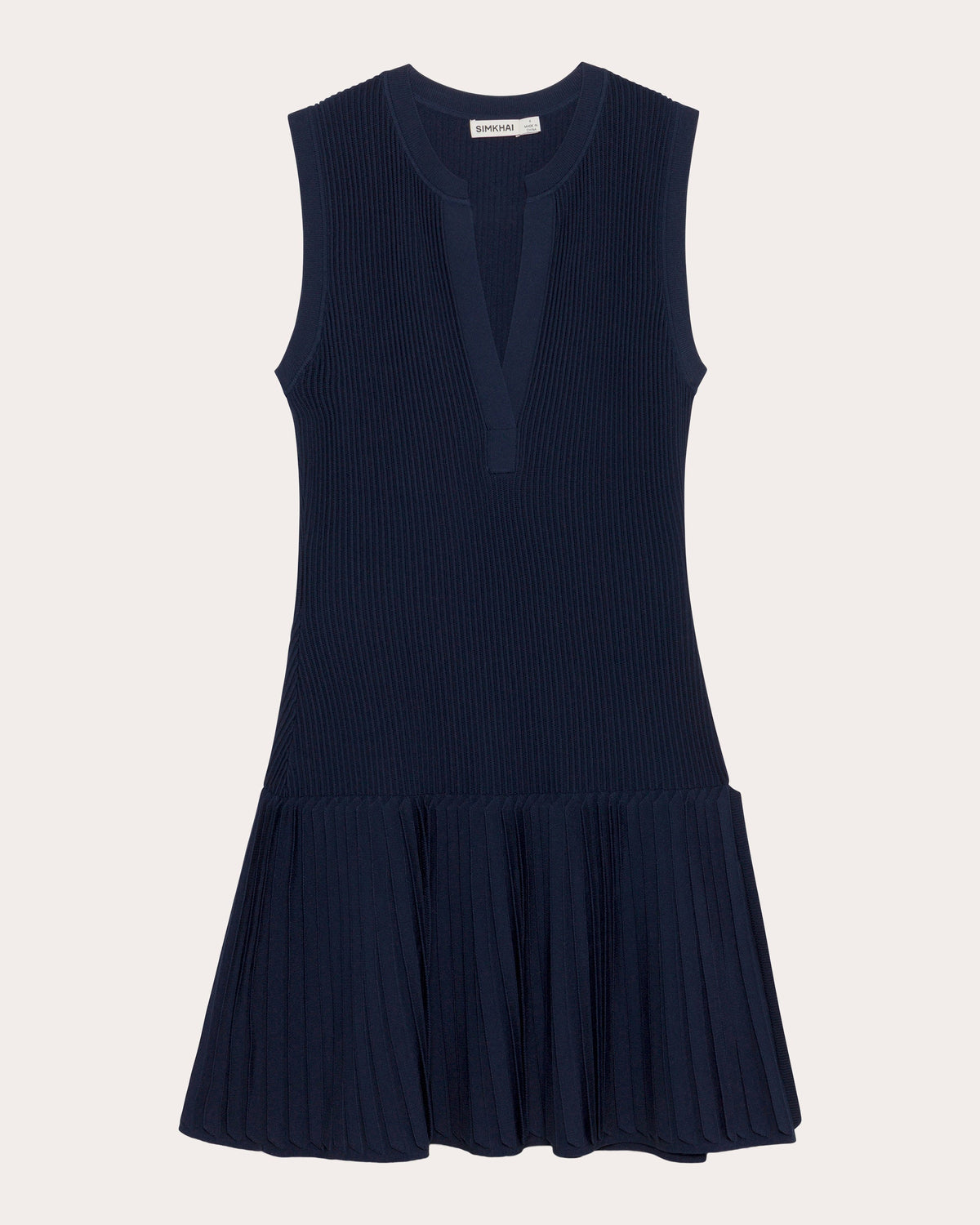 Levie Knit Drop-Waist Mini Dress