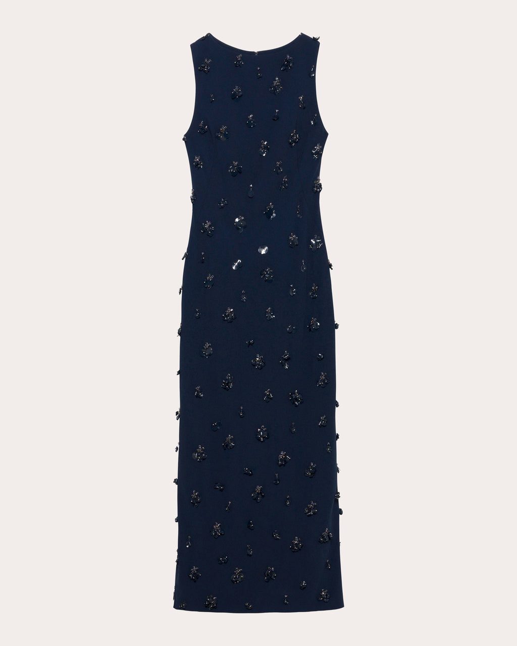 Claudia Embellished Crepe Column Midi Dress