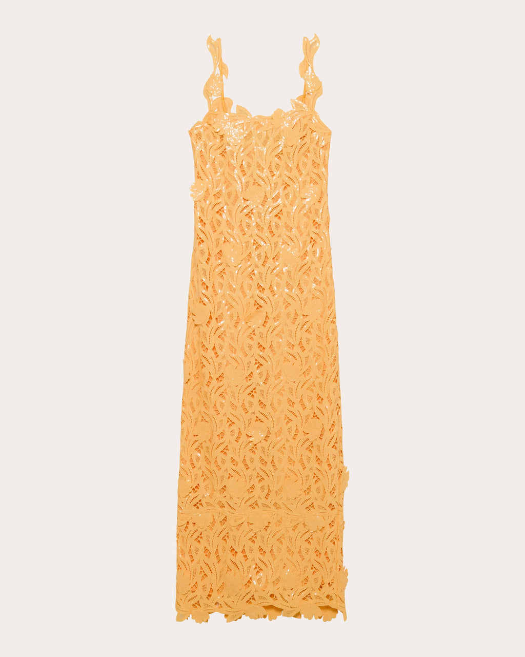 Marenna Sequin Floral Lace Column Dress