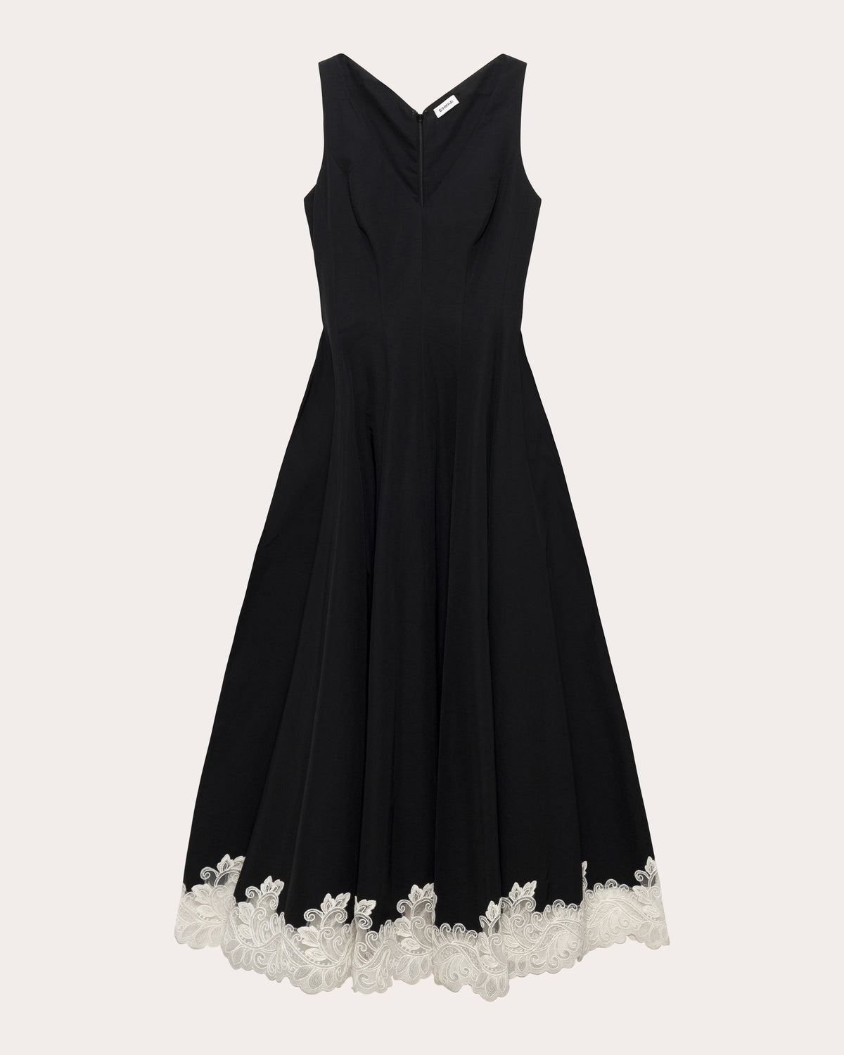 Mira Faille Lace Fit & Flare Dress