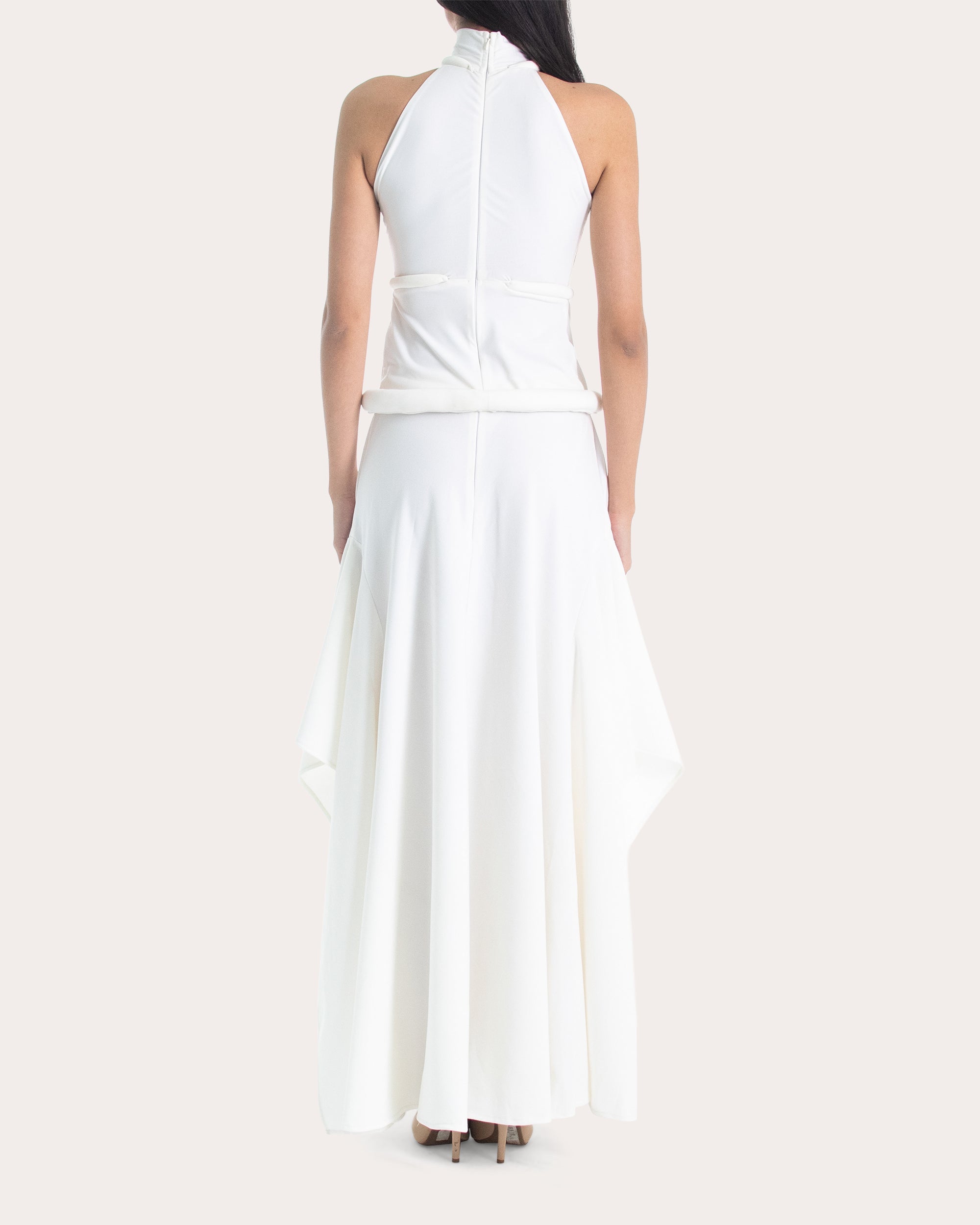 Mar Rolled Mock Neck Top