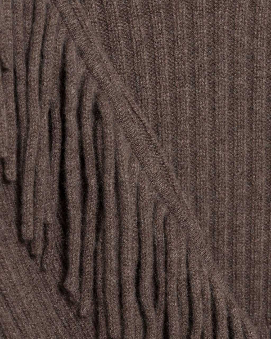 Natalia Wool Fringe Polo Sweater