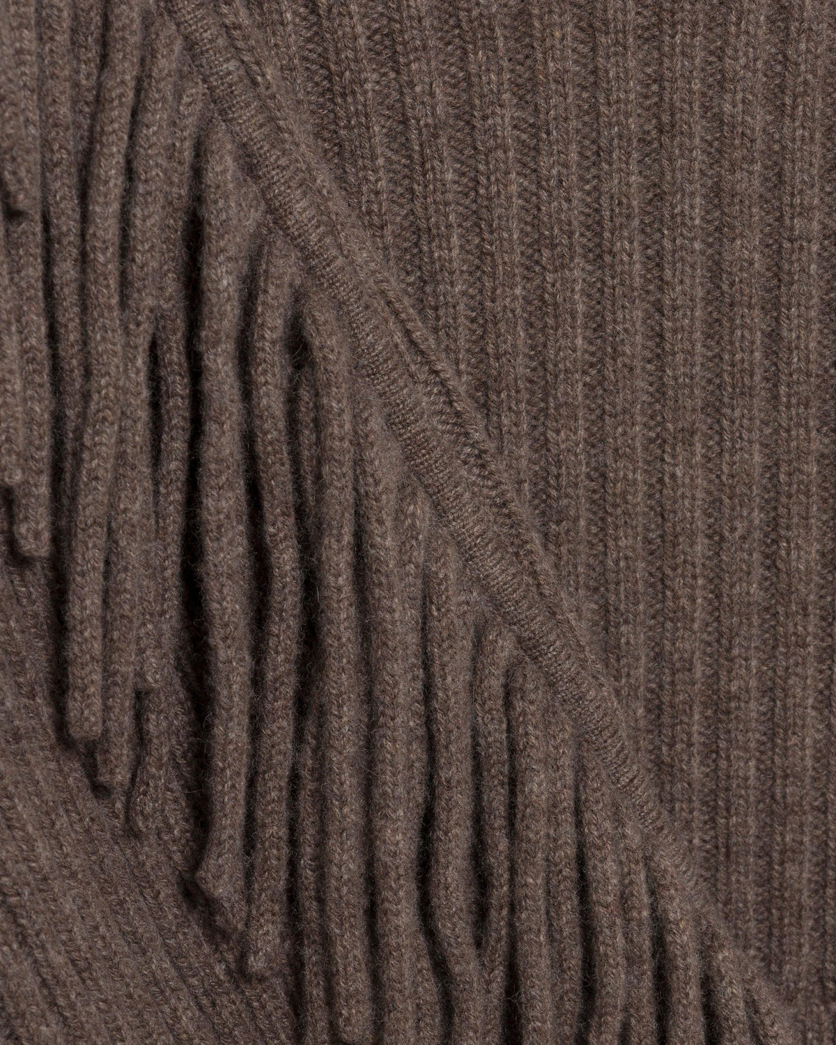 Natalia Wool Fringe Polo Sweater