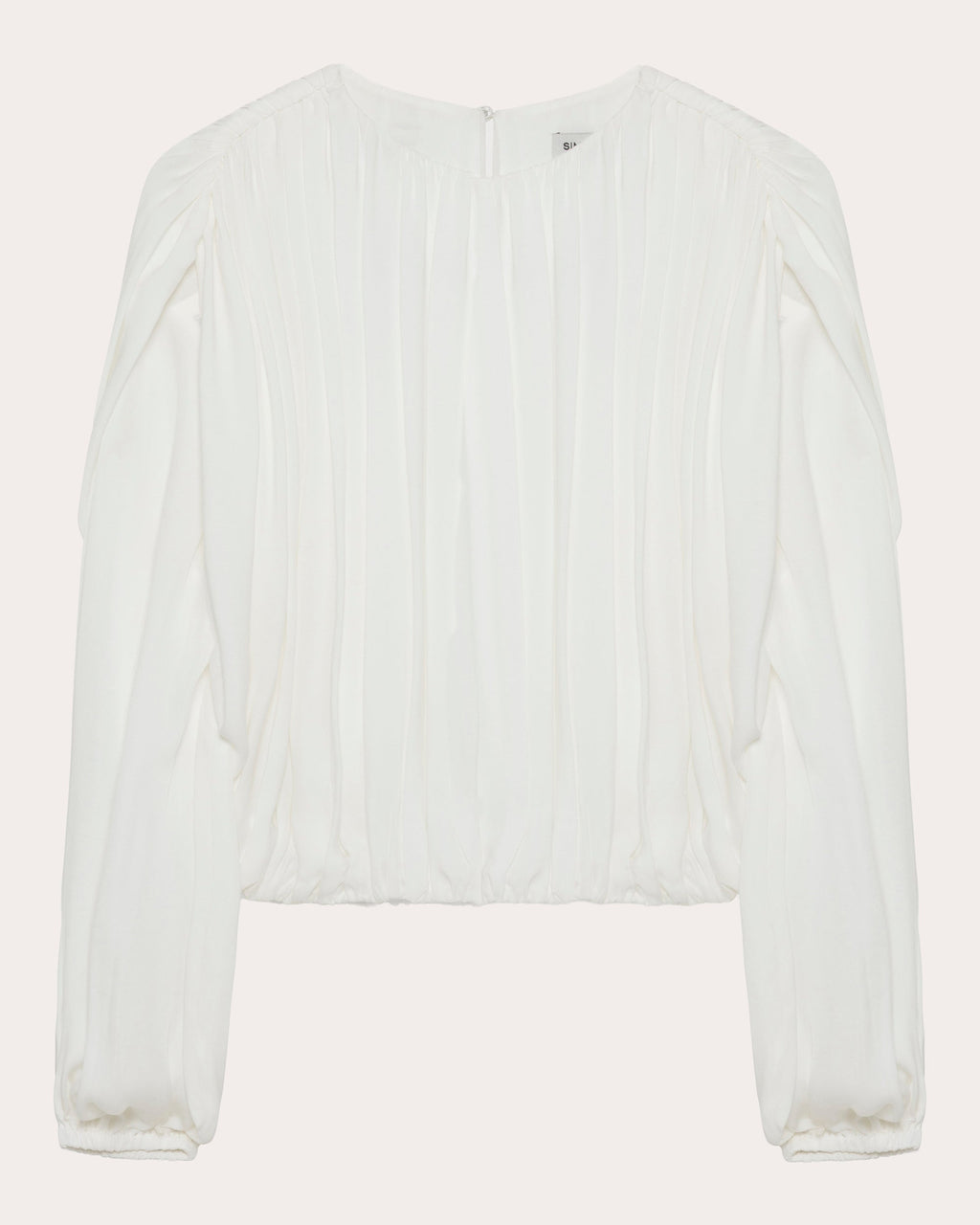 Frida Silk Georgette Gathered Blouse