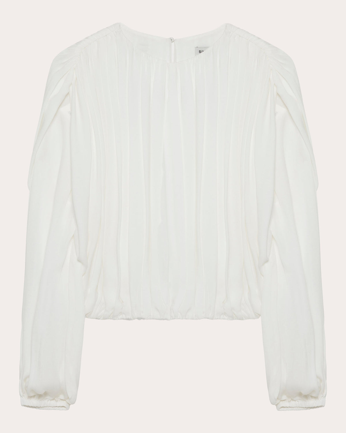 Frida Silk Georgette Gathered Blouse