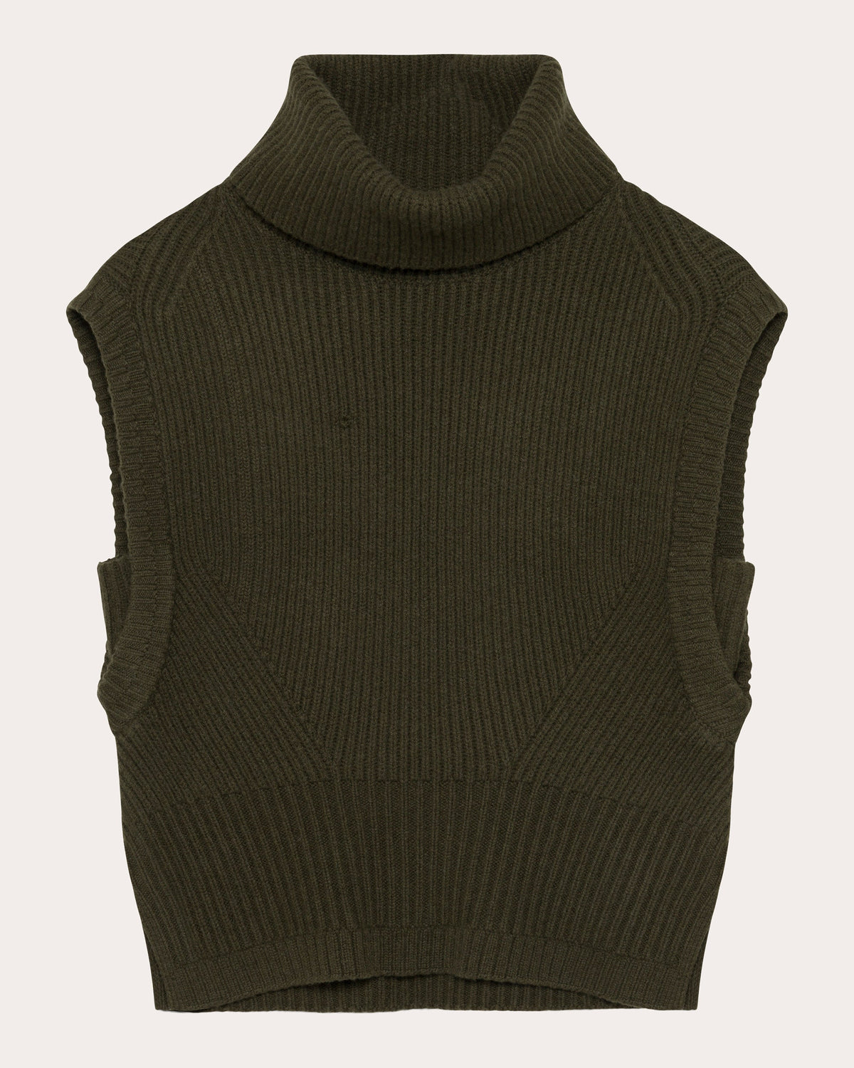 Maple Wool Knit Turtleneck Top