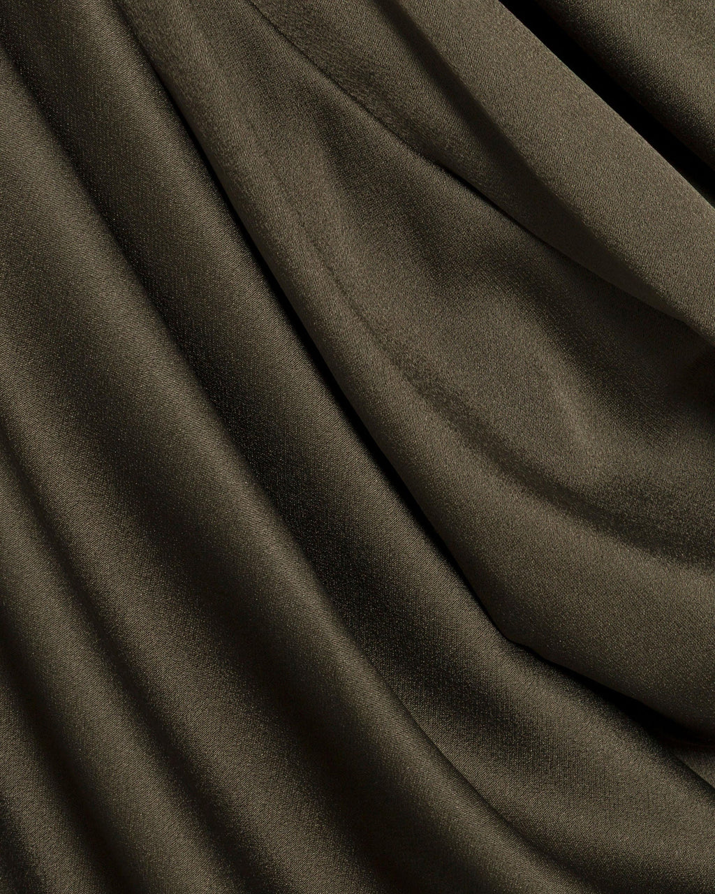 Phoebe Satin Draped Asymmetric Top