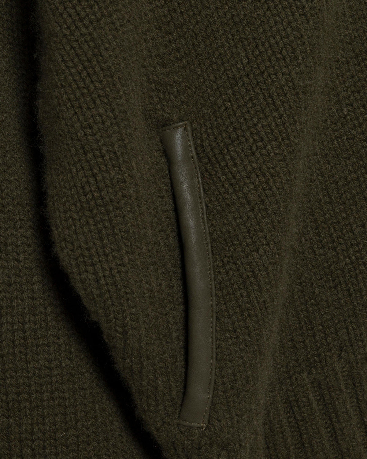 Zorina Wool Cashmere Zip-Front Cardigan
