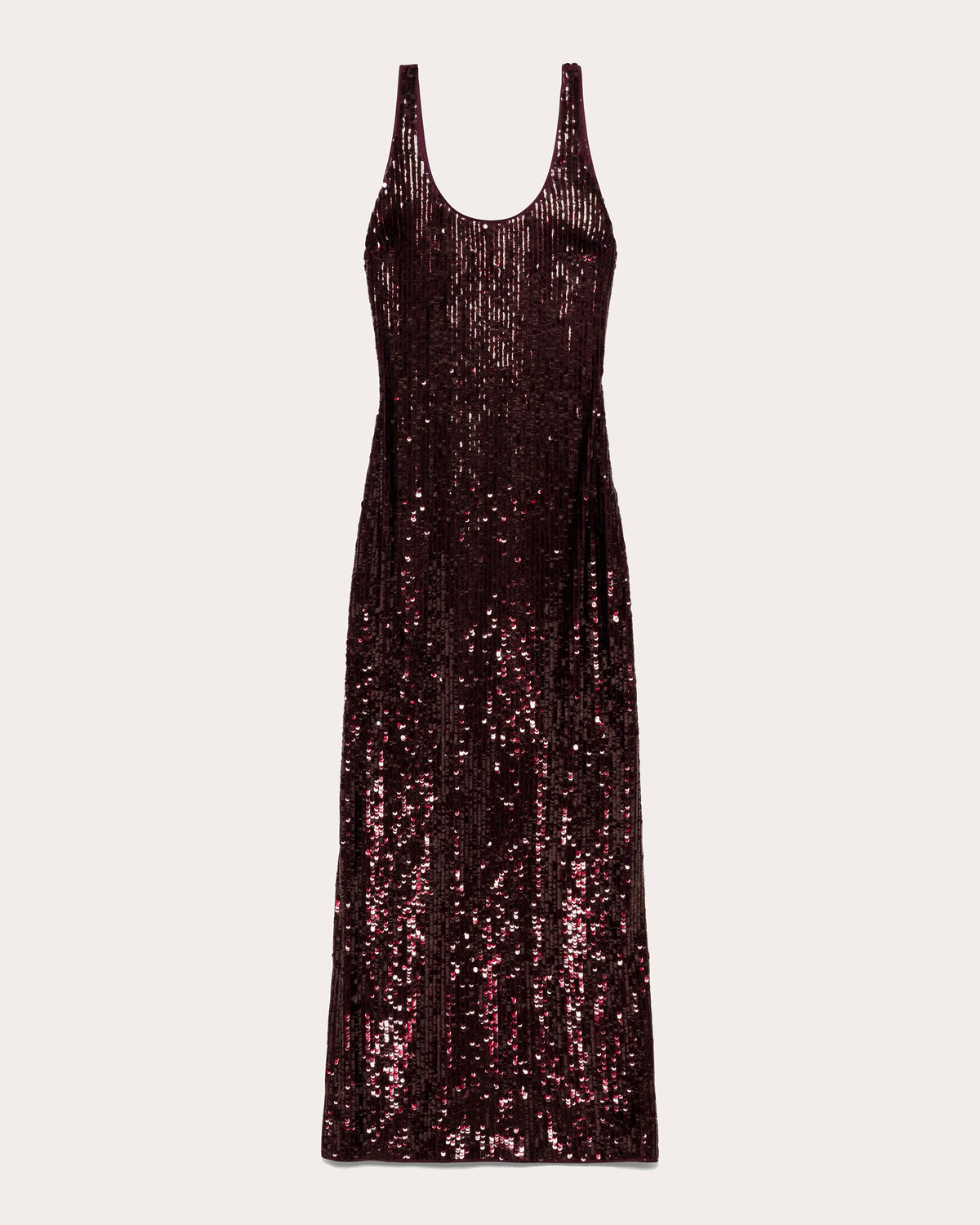 Bex Sequin Scoop Neck Maxi Dress