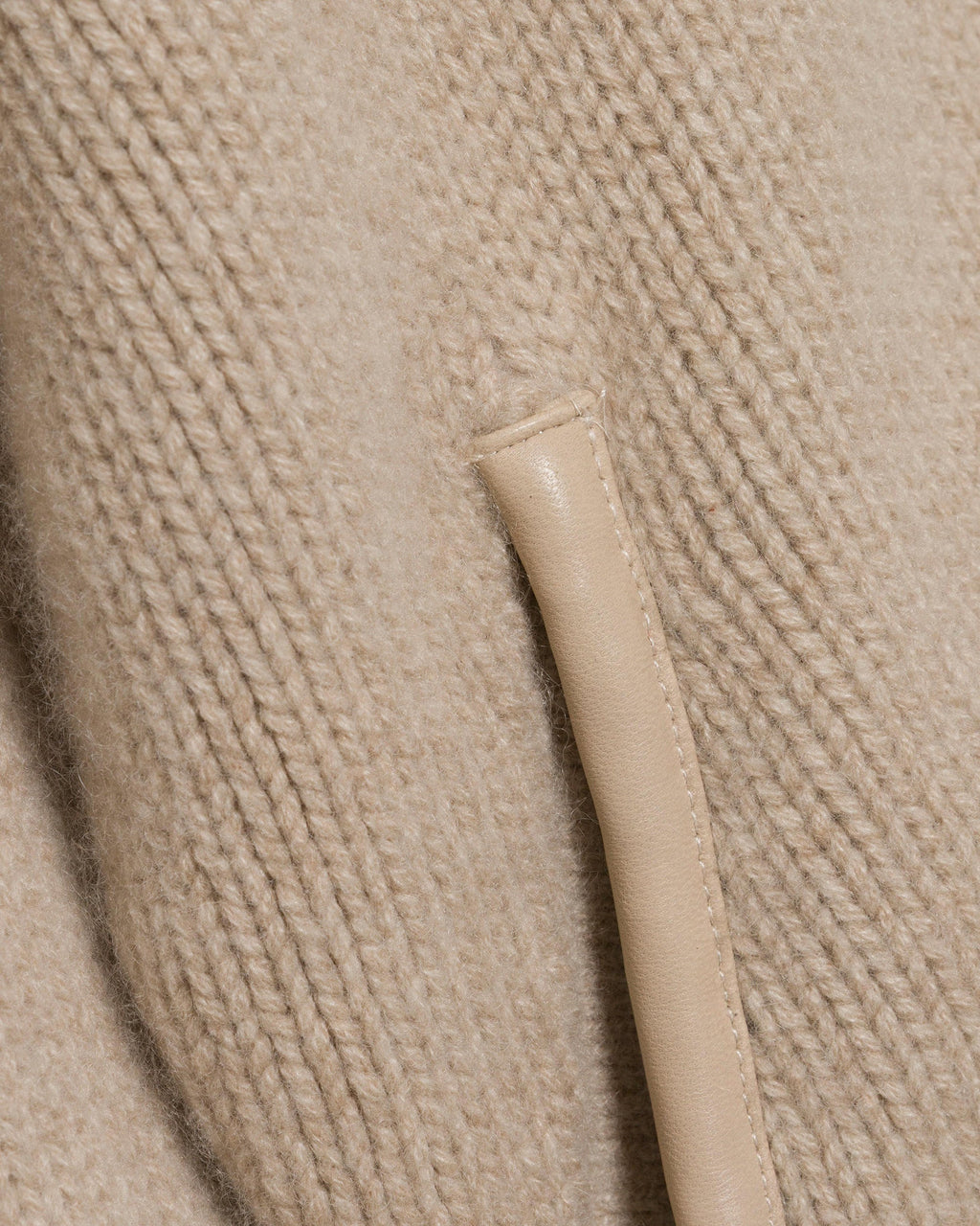 Zorina Wool Cashmere Zip-Front Cardigan