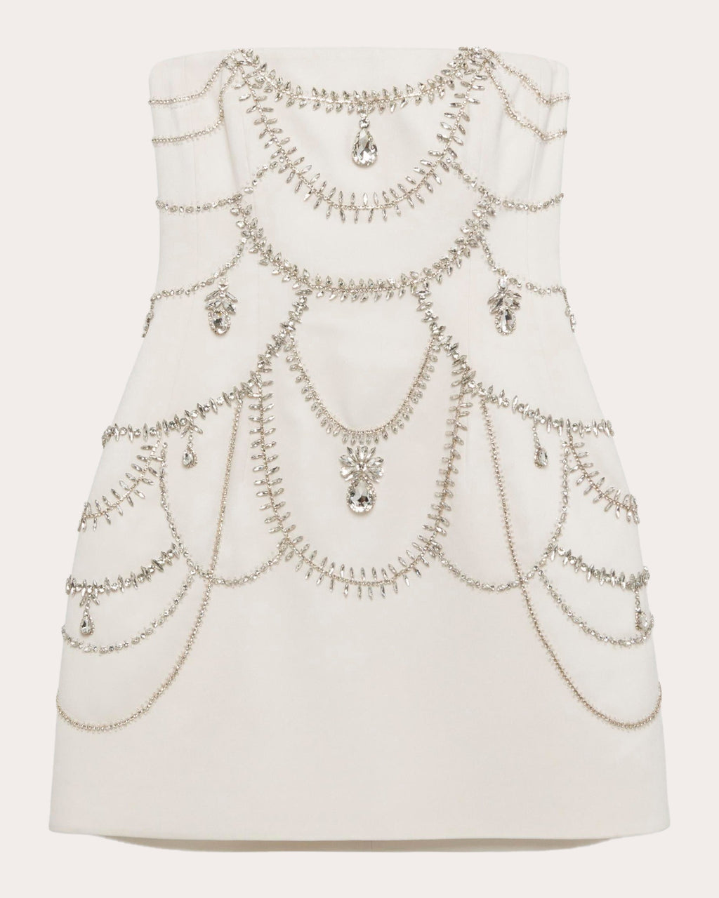 Arta Crystal-Embellished Cady Mini Dress