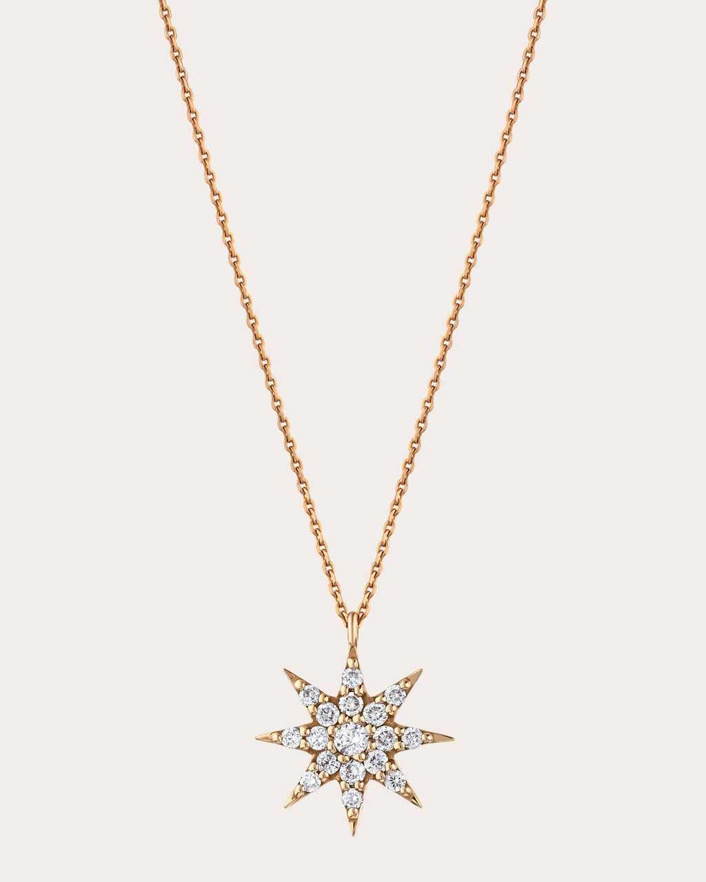Diamond Venus Star Pendant Necklace