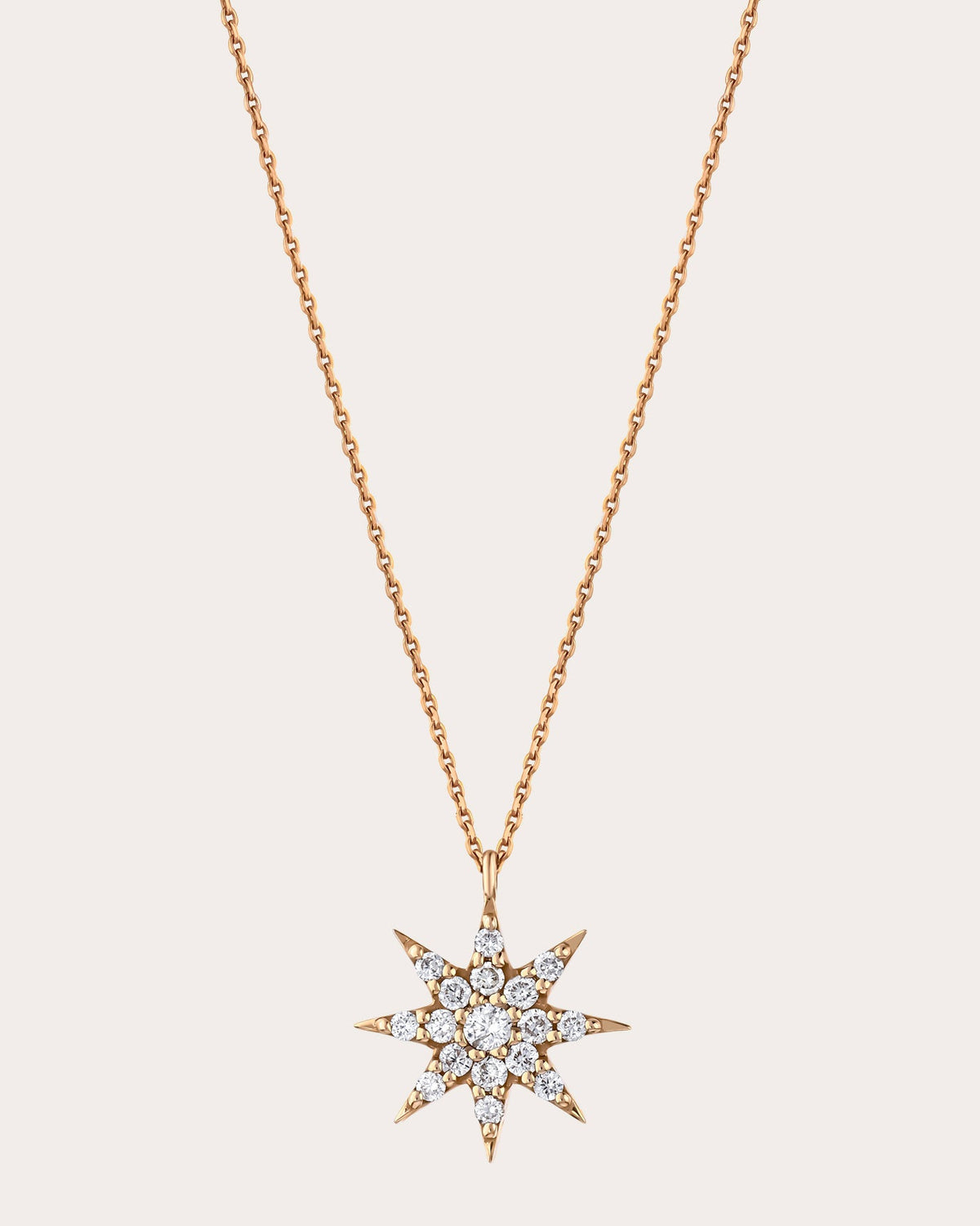 Diamond Venus Star Pendant Necklace