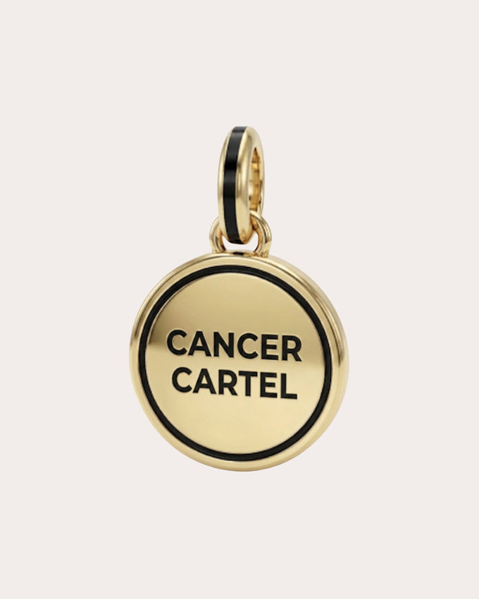 14k Gold Cancer Cartel Pendant