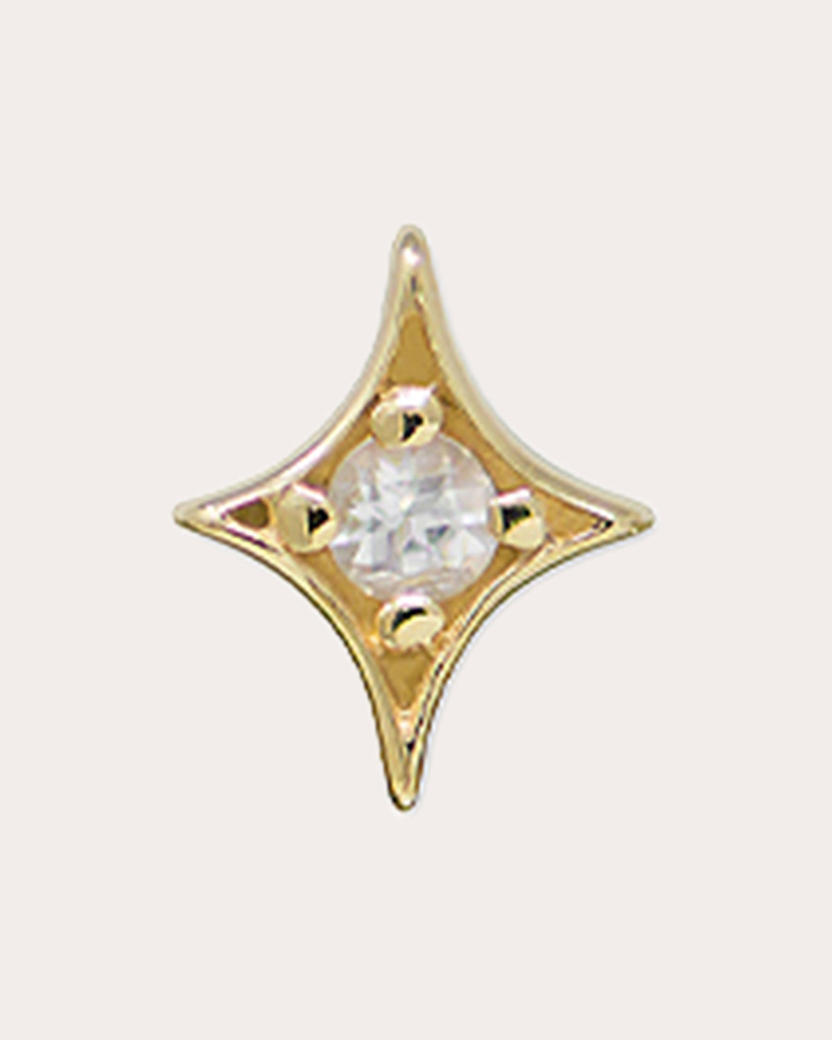 Topaz Jac+Jo Mini Gothic Stud Earring