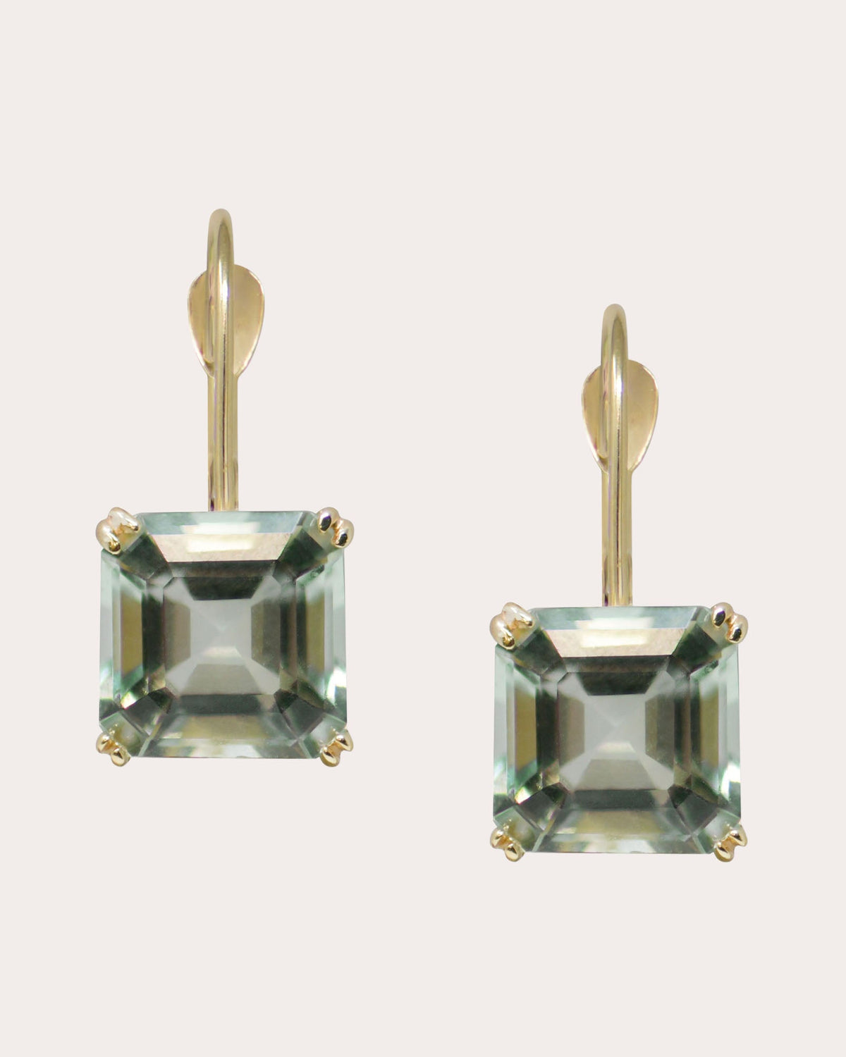 Green Amethyst Jac+Jo Harper Drop Earrings