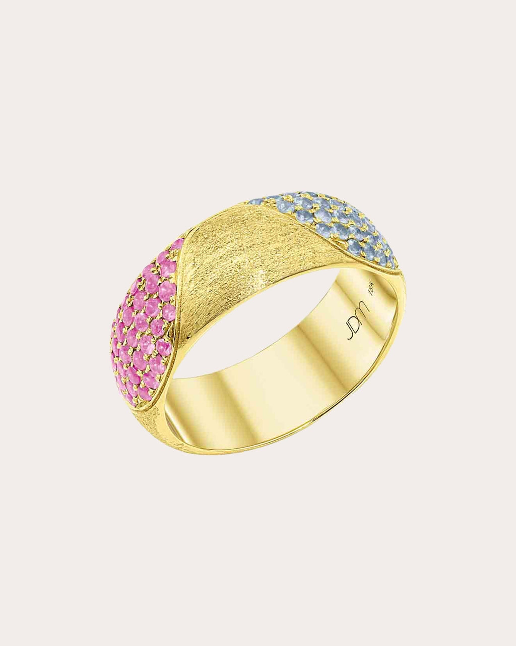Color Wave 18K Gold Multi-Stone Ring