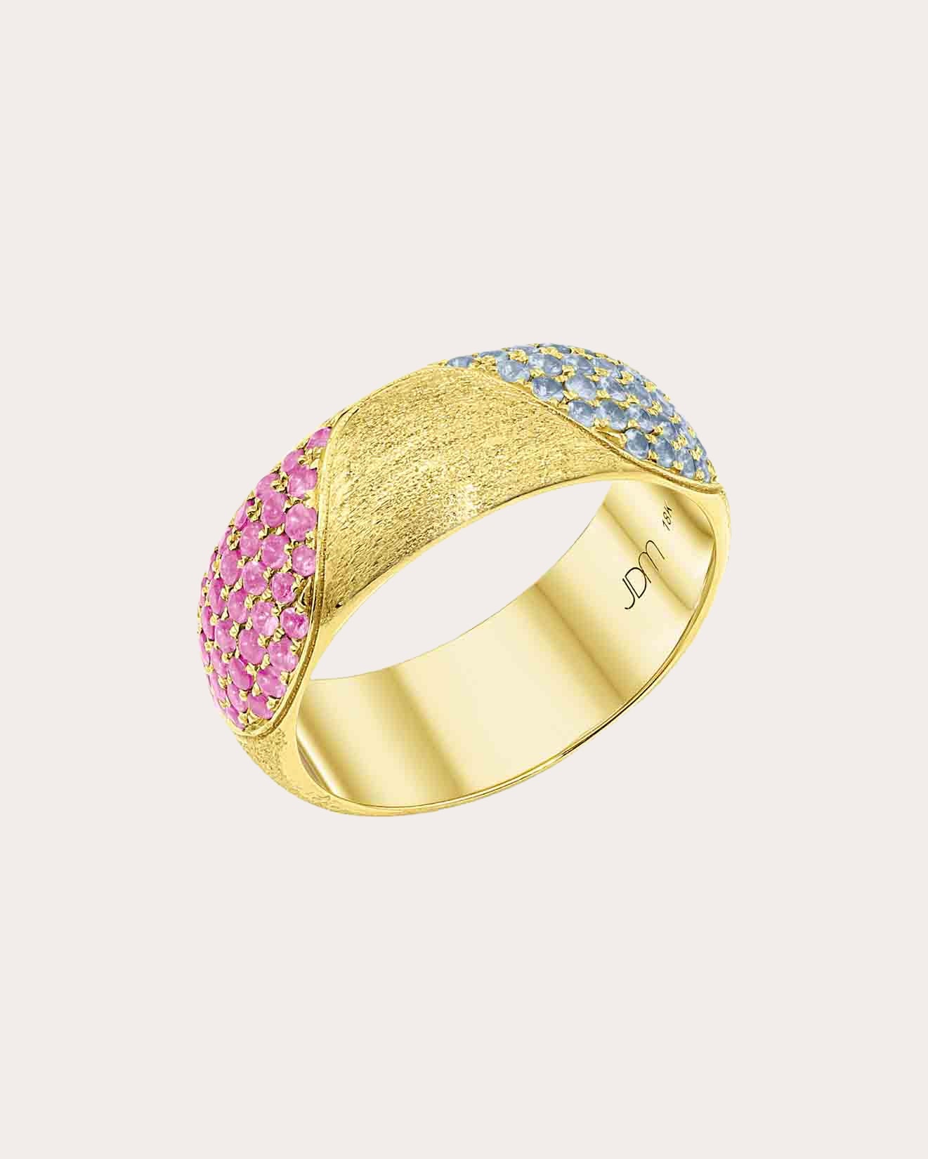 Color Wave 18K Gold Multi-Stone Ring