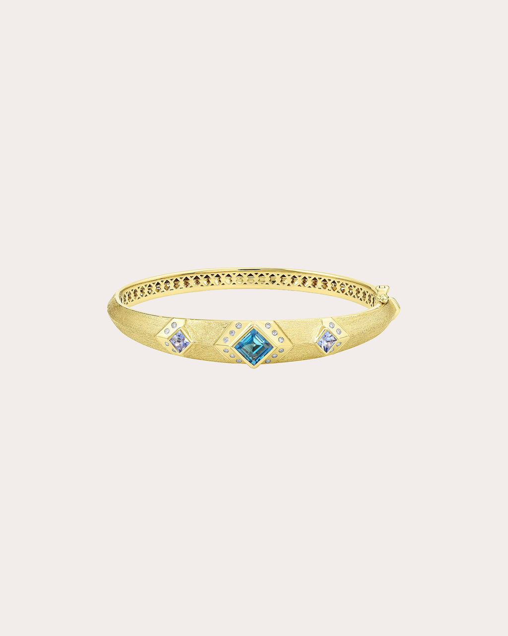 Diamond & Blue Topaz Stardust Bracelet
