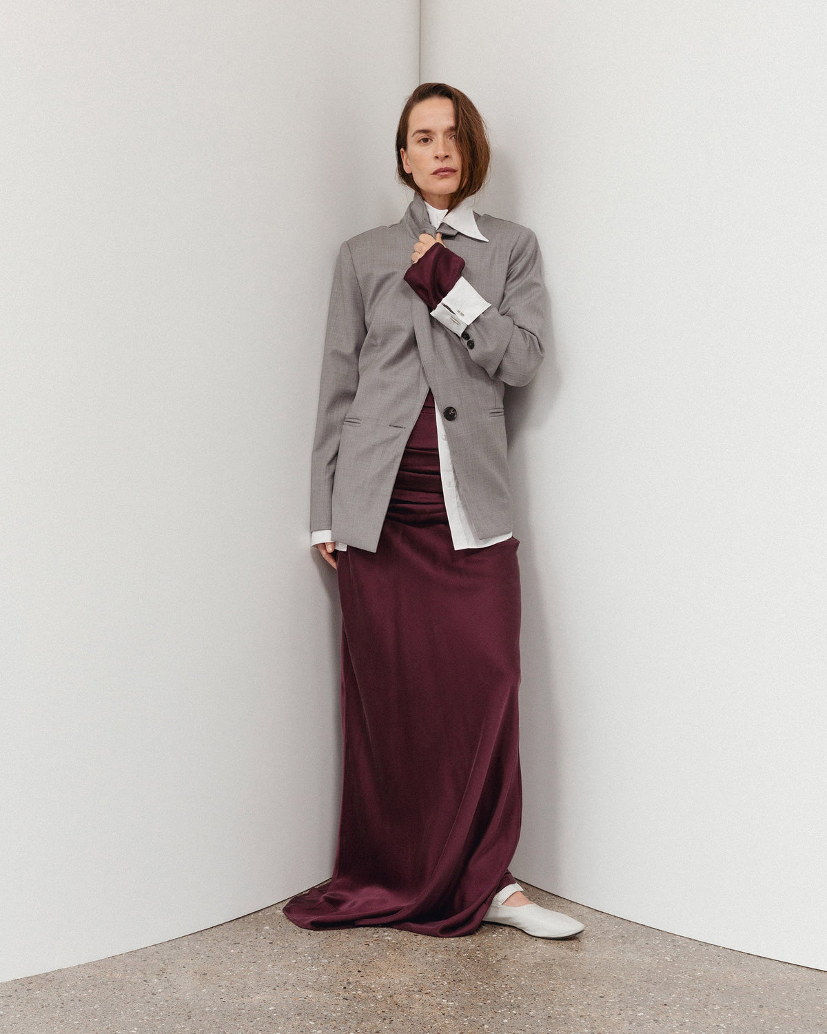 Ila Wool Peaked Lapel Blazer
