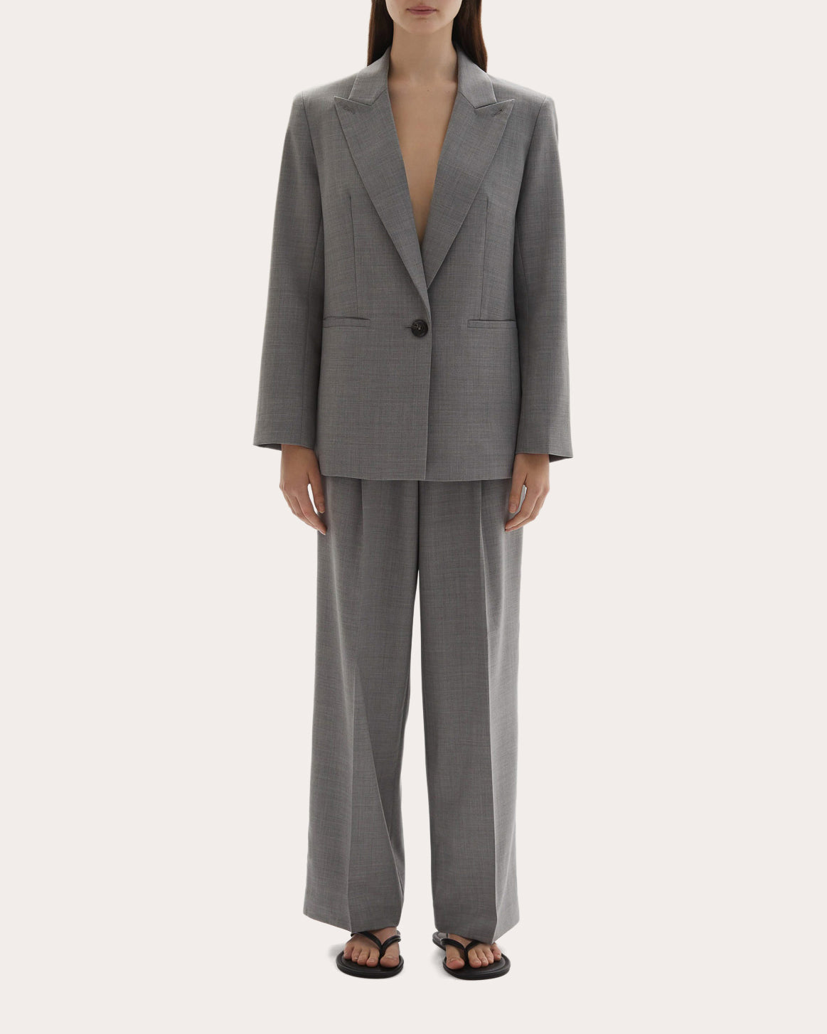 Ila Wool Peaked Lapel Blazer