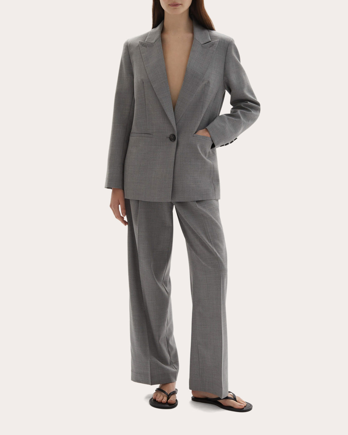 Ila Wool Peaked Lapel Blazer