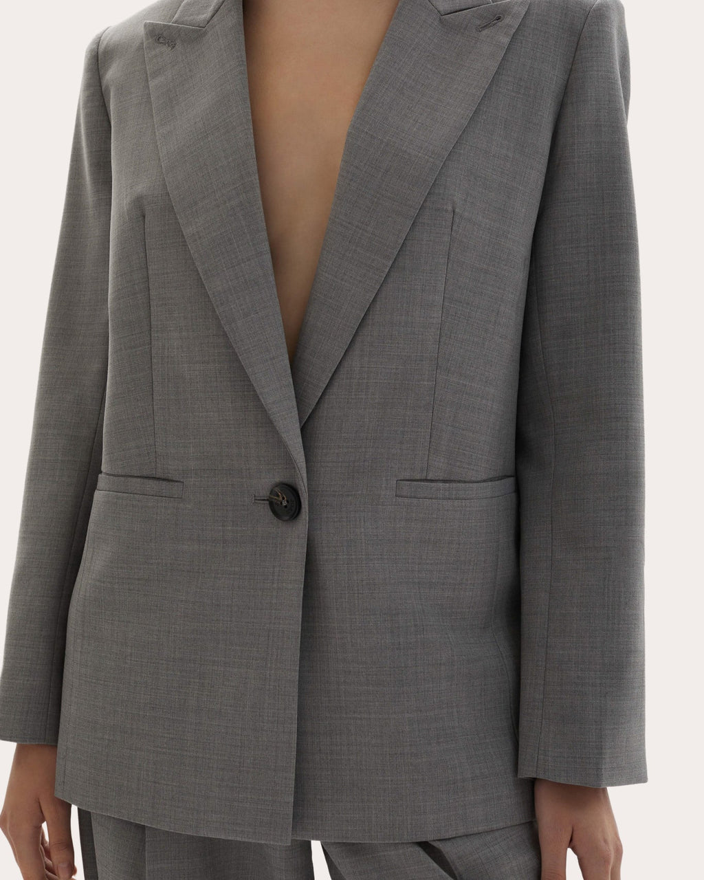 Ila Wool Peaked Lapel Blazer