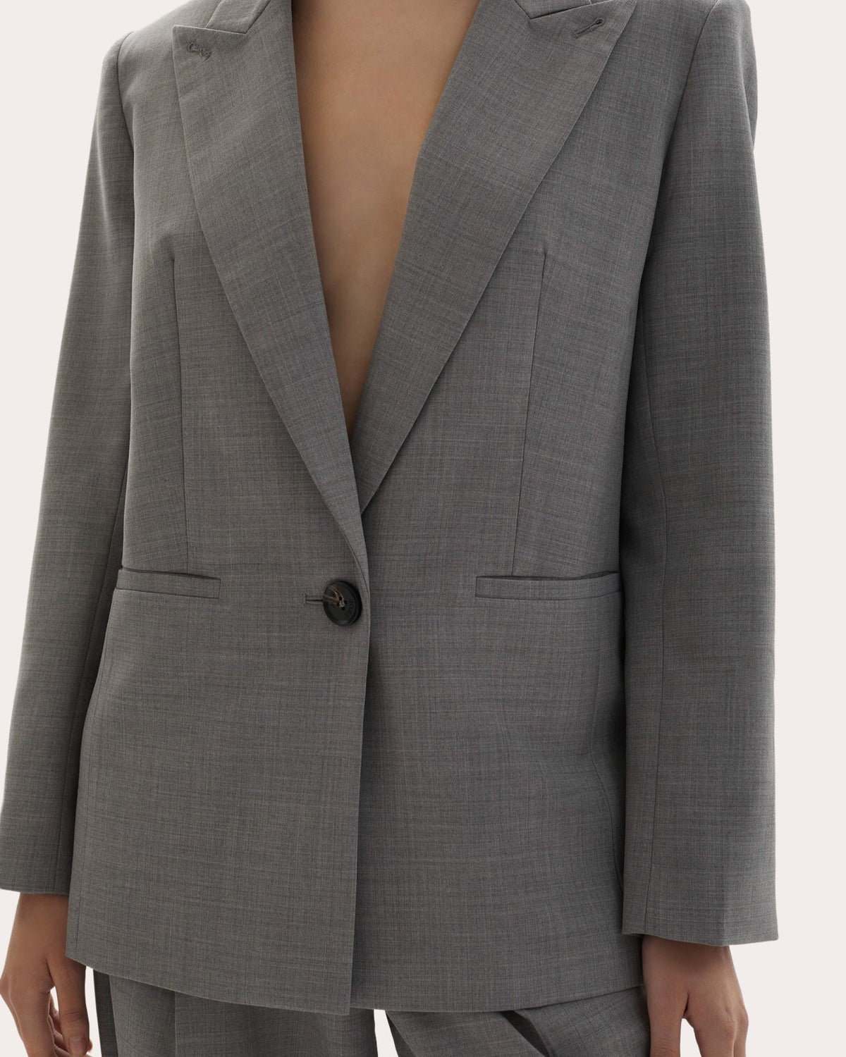 Ila Wool Peaked Lapel Blazer