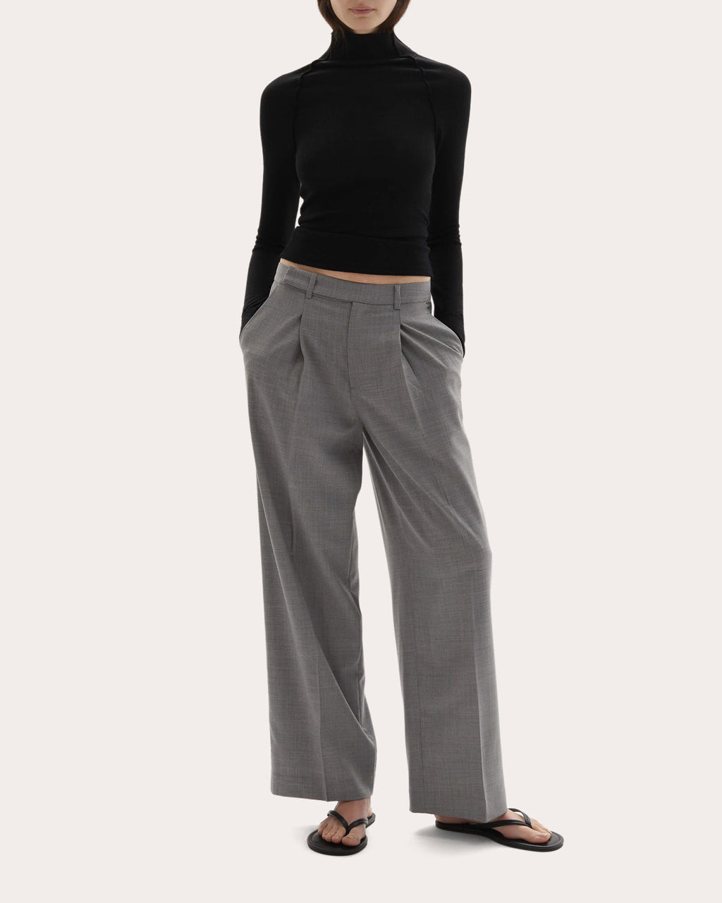 Ila Pleated Wool Trousers