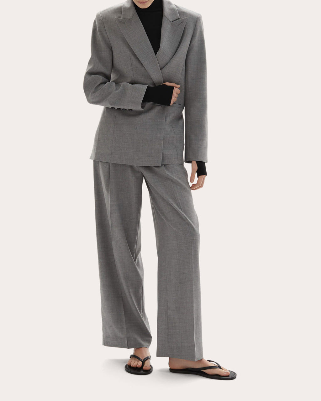 Ila Pleated Wool Trousers