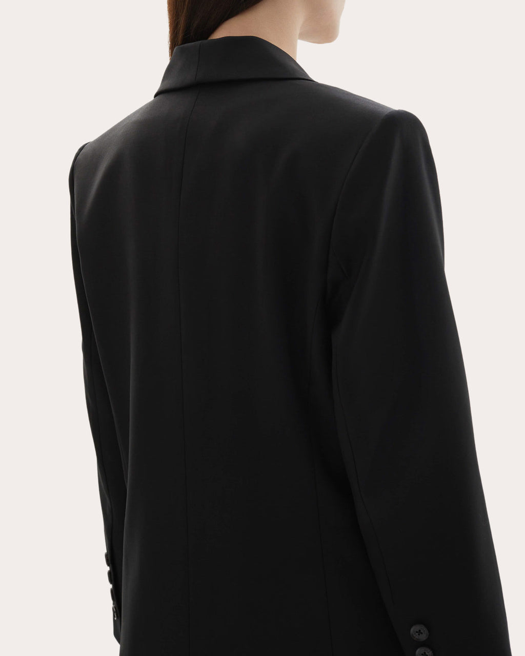 Allora Wool Asymmetric Lapel Coat