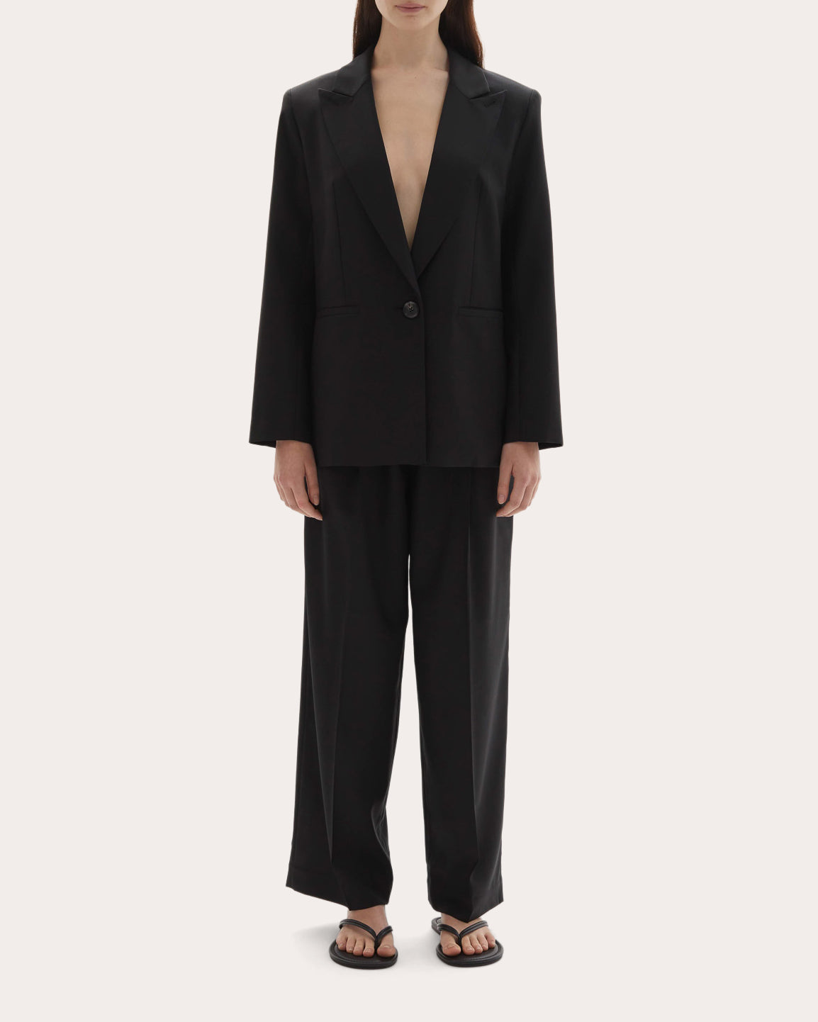 Ila Wool Peaked Lapel Blazer