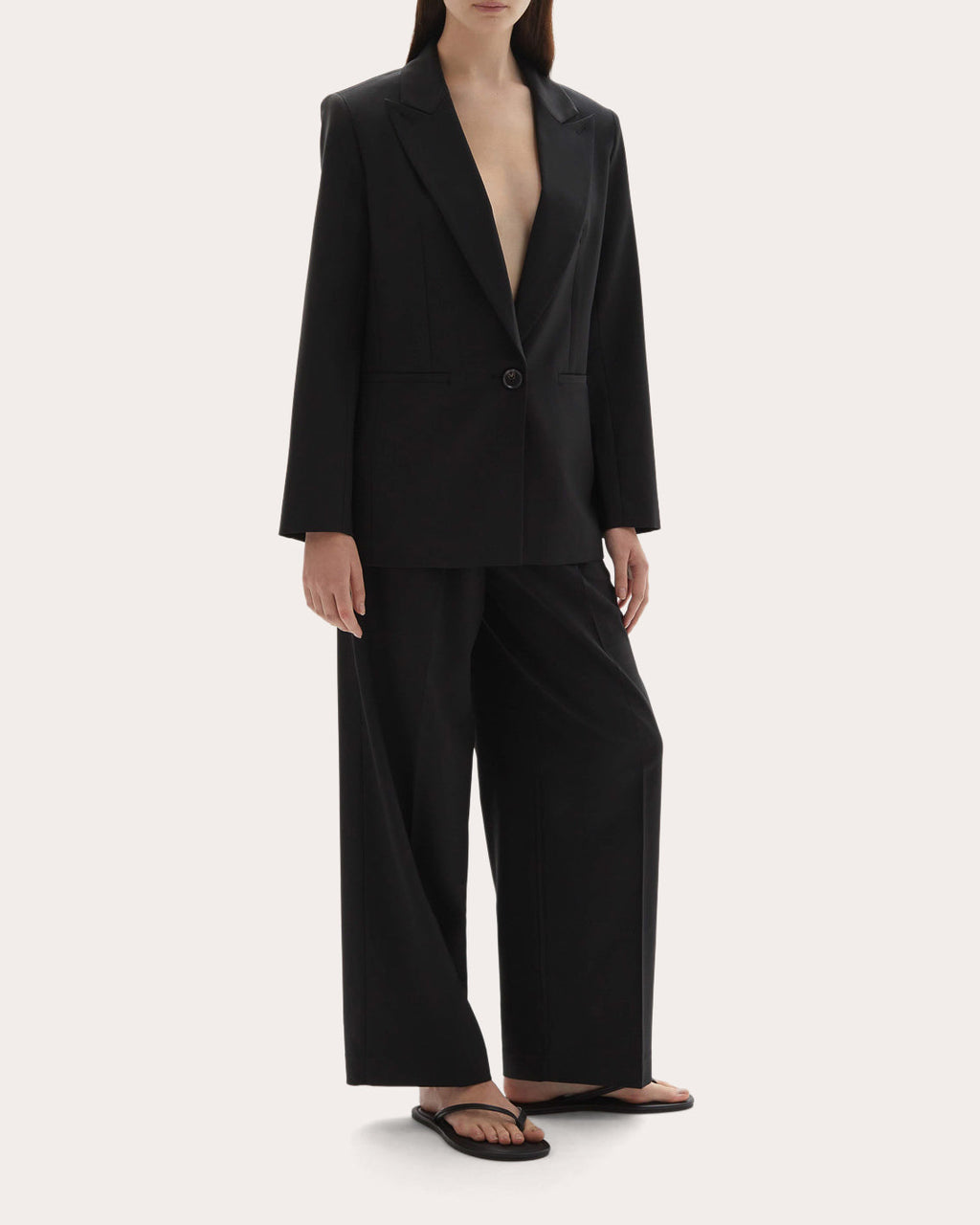 Ila Wool Peaked Lapel Blazer