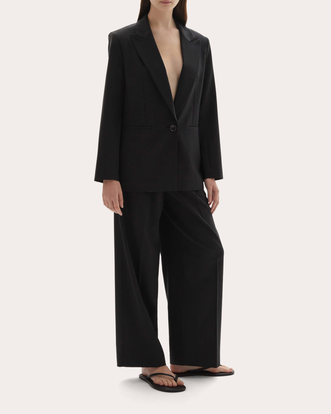 Ila Wool Peaked Lapel Blazer