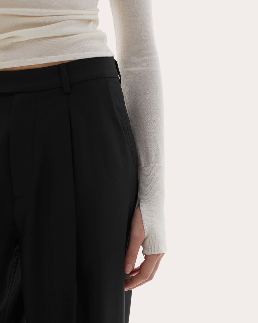 Ila Pleated Wool Trousers