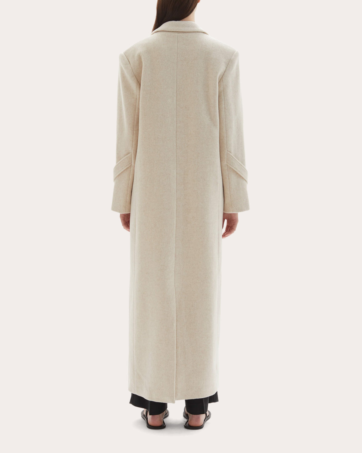 Mylah Wool Cashmere Single-Breasted Coat