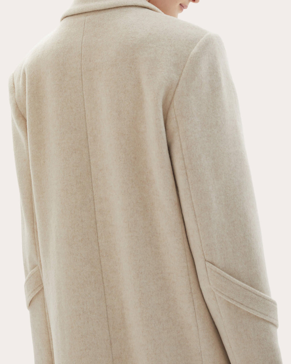 Mylah Wool Cashmere Single-Breasted Coat