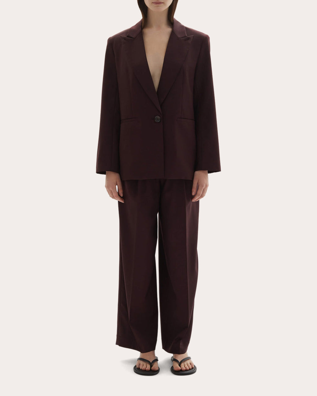 Ila Wool Peaked Lapel Blazer