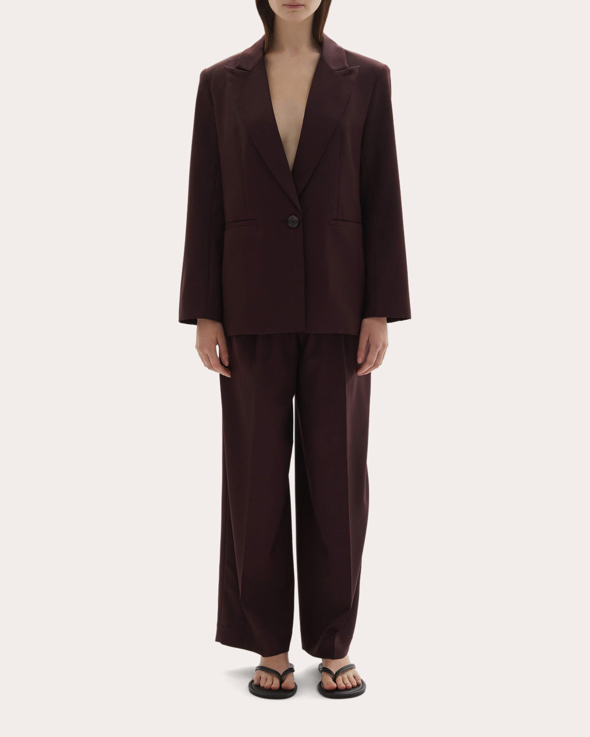 Ila Wool Peaked Lapel Blazer