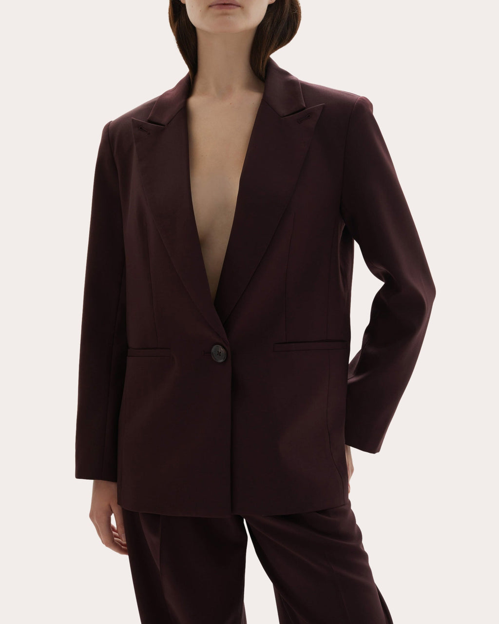 Ila Wool Peaked Lapel Blazer