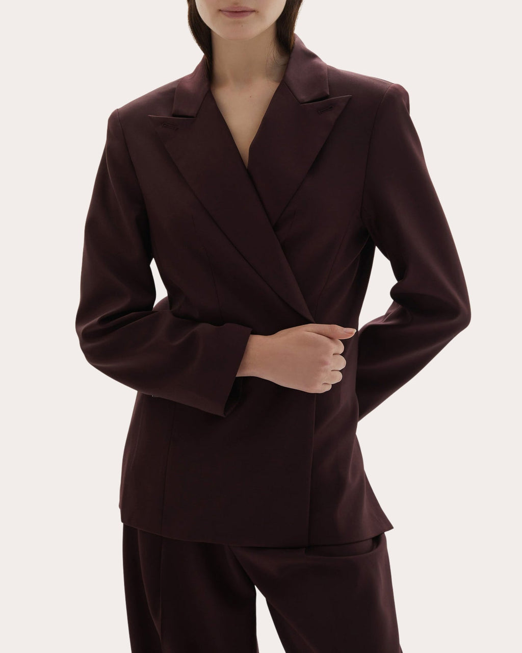 Ila Wool Peaked Lapel Blazer