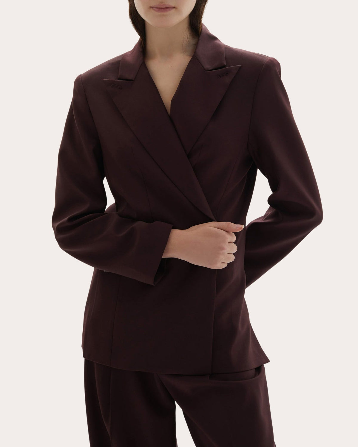 Ila Wool Peaked Lapel Blazer