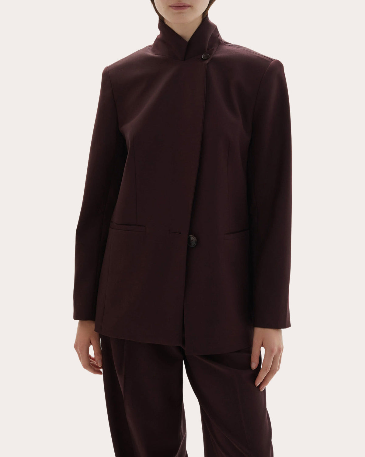 Ila Wool Peaked Lapel Blazer